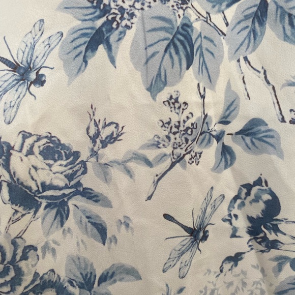 CIDER Blue and white print cocktail dress - Picture 4 of 7